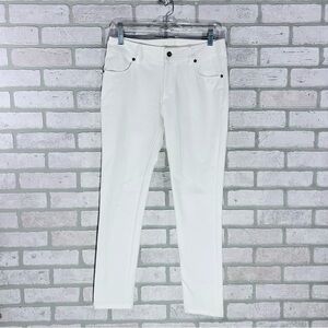 Nina McLemore Equestrian Stretch White Slim Jeans/Pants Size 2